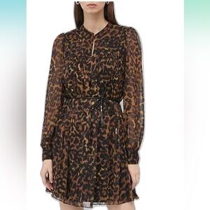 Guess brand leopard dress size L